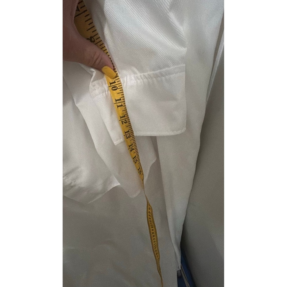 Coldwater Creek White Button Down Shirt - Picture 3 of 5